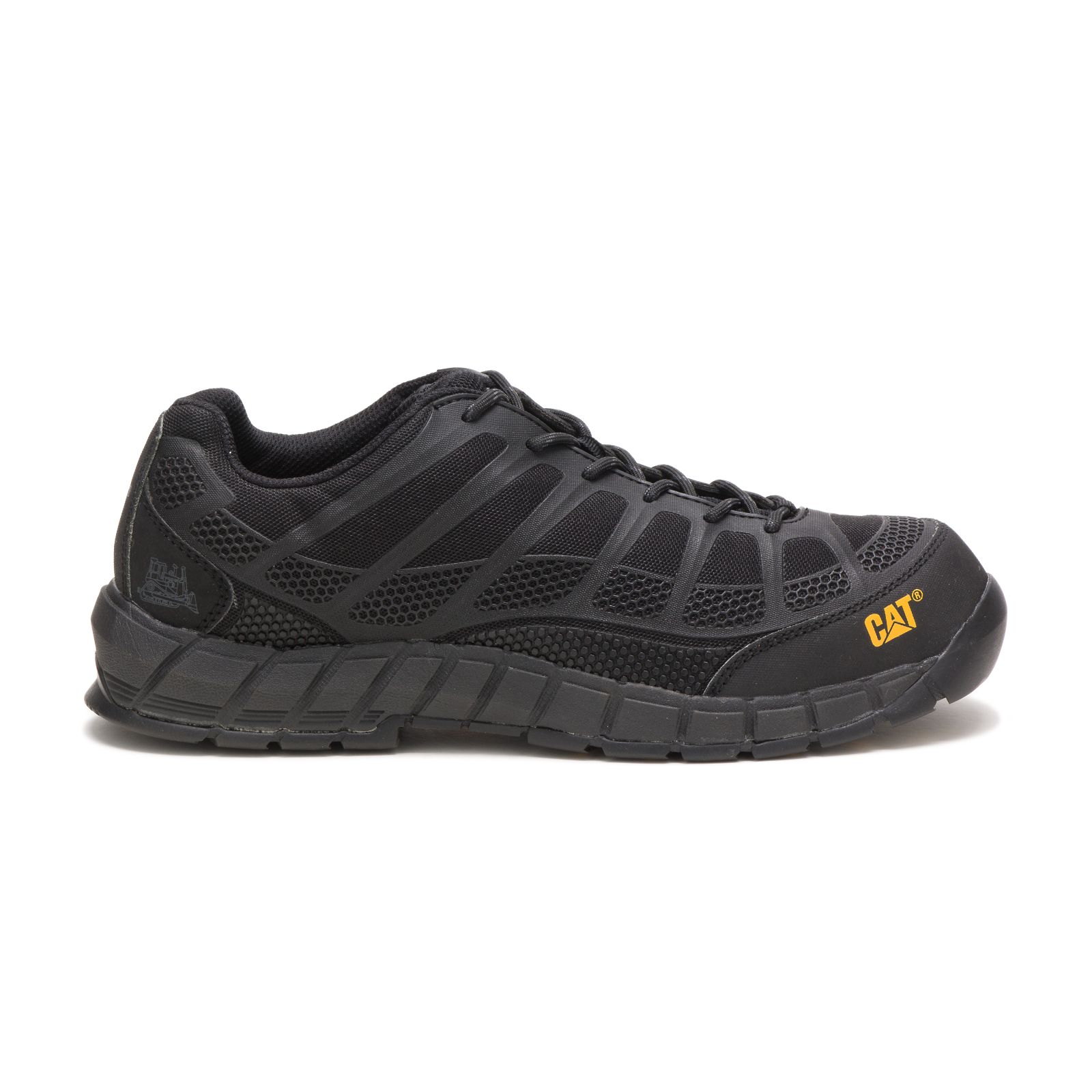 Caterpillar Shoes Karachi - Caterpillar Streamline Composite Toe Mens Sneakers Black (938562-KNX)